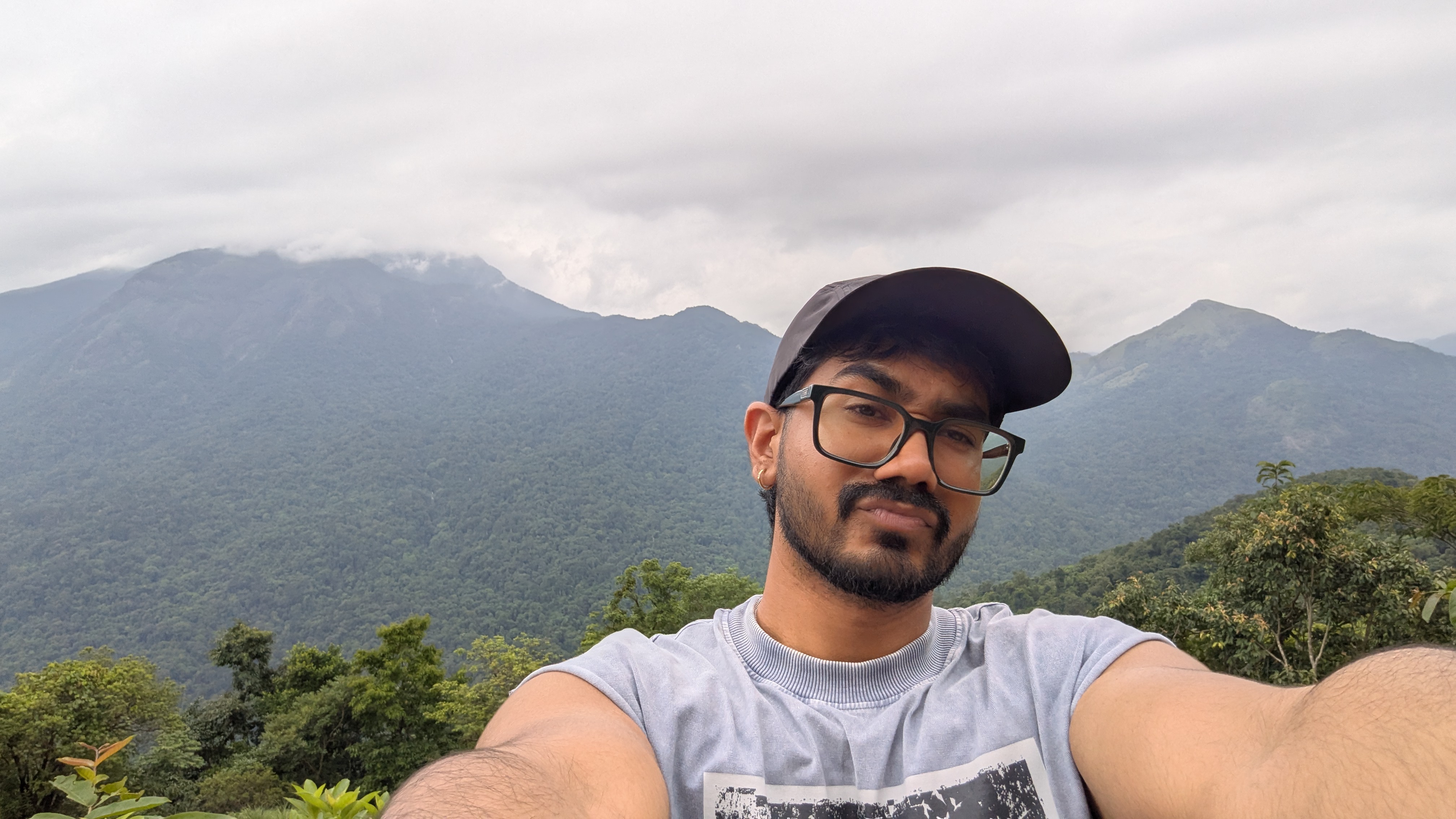 Selfie in the hills