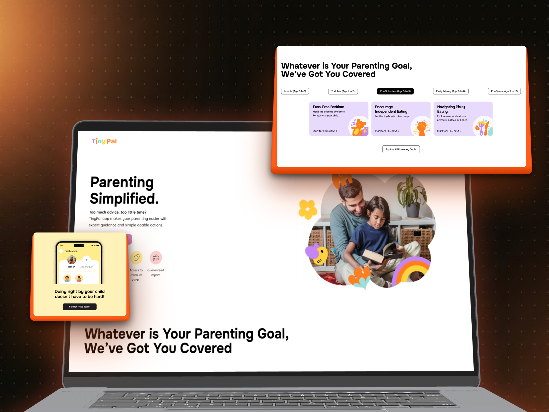 TinyPal parenting app preview